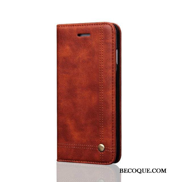 Kuori iPhone Xs Nahka Punainen Puhelimen Kuoret, Kotelo iPhone Xs