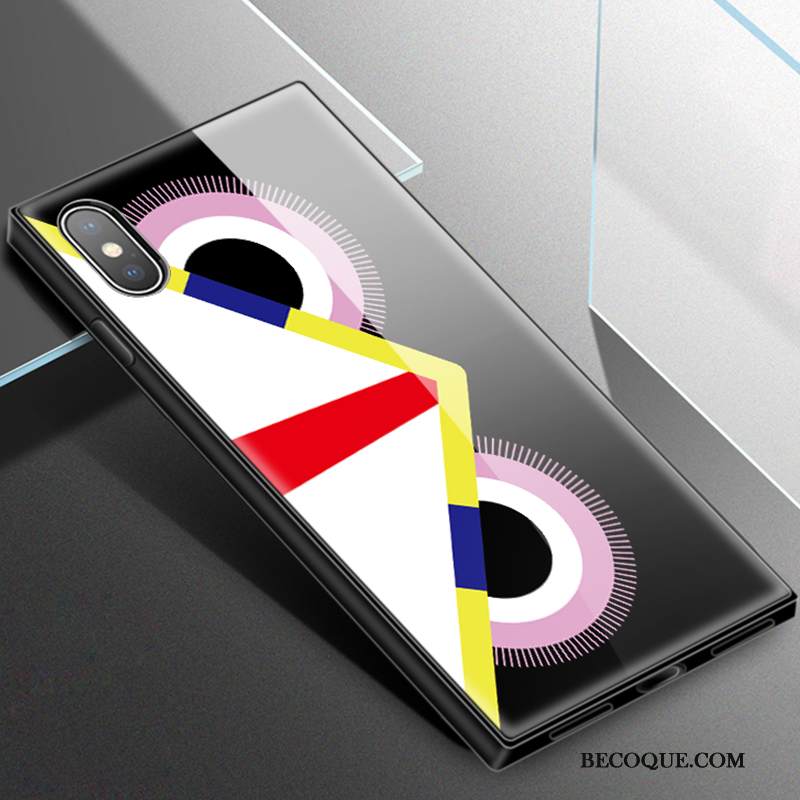 Kuori iPhone Xs Pieni Lasi, Kotelo iPhone Xs Sininen Silmä