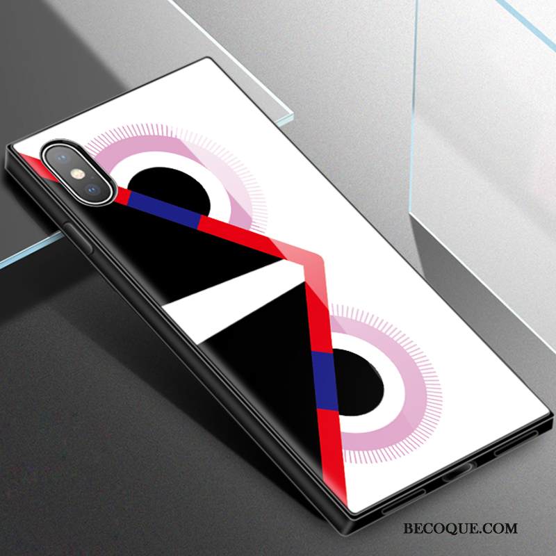 Kuori iPhone Xs Pieni Lasi, Kotelo iPhone Xs Sininen Silmä