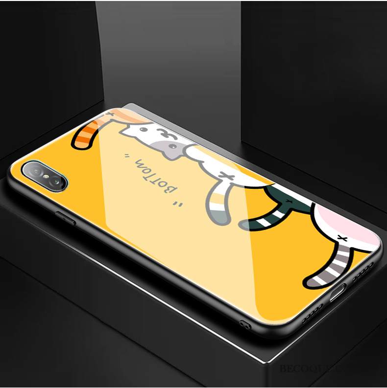 Kuori iPhone Xs Sarjakuva Puhelimen Kuoret Ripustettavat Koristeet, Kotelo iPhone Xs Suojaus Violetti Lasi