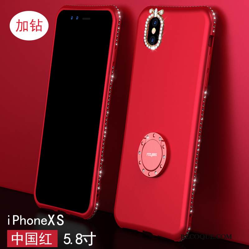 Kuori iPhone Xs Silikoni Ohut Persoonallisuus, Kotelo iPhone Xs Suojaus Ultra Ripustettavat Koristeet