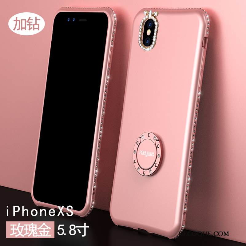 Kuori iPhone Xs Silikoni Ohut Persoonallisuus, Kotelo iPhone Xs Suojaus Ultra Ripustettavat Koristeet