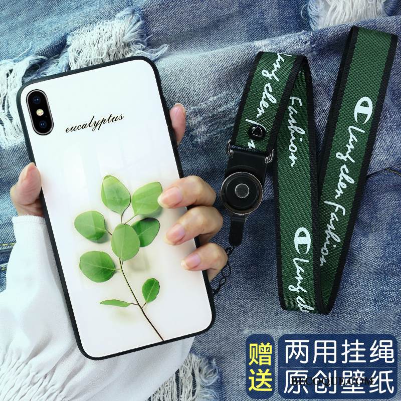 Kuori iPhone Xs Suojaus Ohut Vihreä, Kotelo iPhone Xs Laukut Ultra Murtumaton