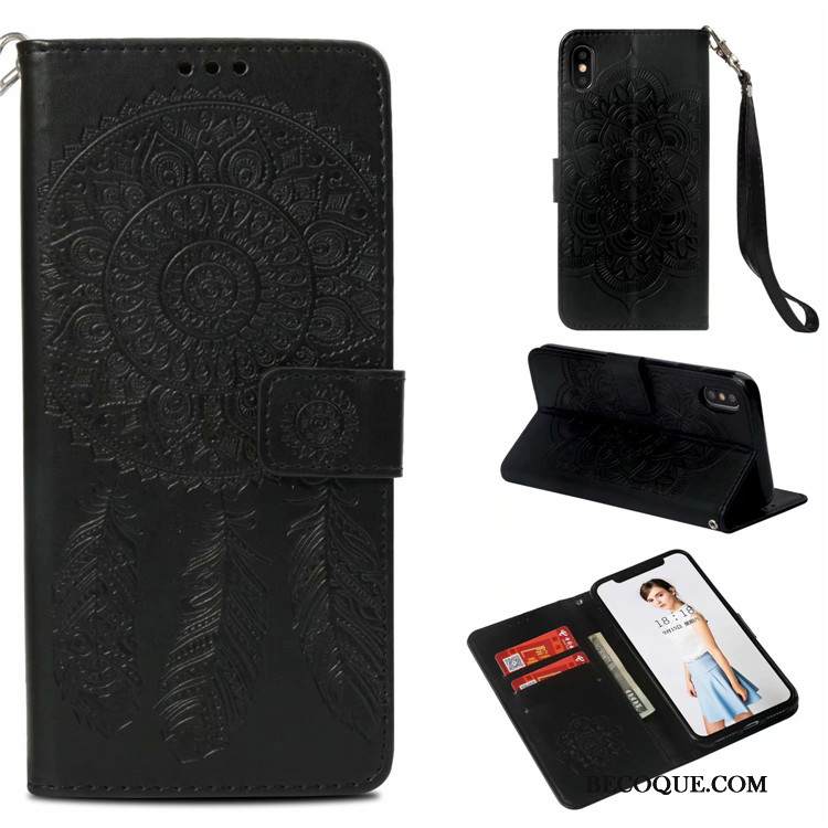 Kuori iPhone Xs Suojaus Tuuli Kukka, Kotelo iPhone Xs Maalaus Murtumaton Jauhe