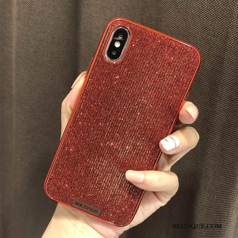 Kuori iPhone Xs Tila Puhelimen Kuoret Ylellisyys, Kotelo iPhone Xs Ylellisyys Net Red
