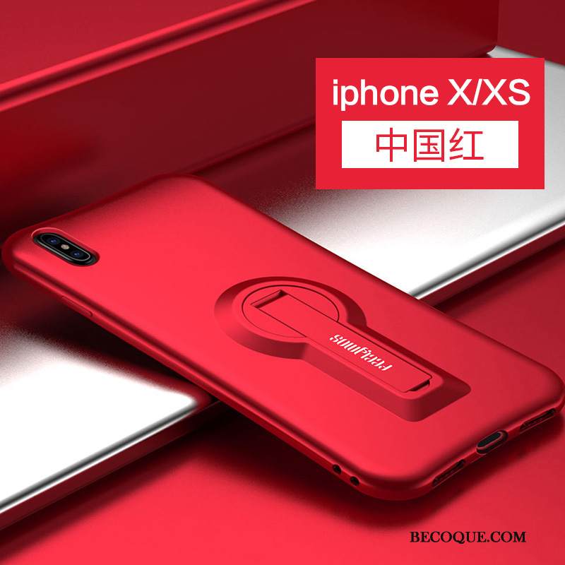 Kuori iPhone Xs Tuki Puhelimen Kuoret Suupaltti, Kotelo iPhone Xs Pehmeä Neste Violetti Murtumaton