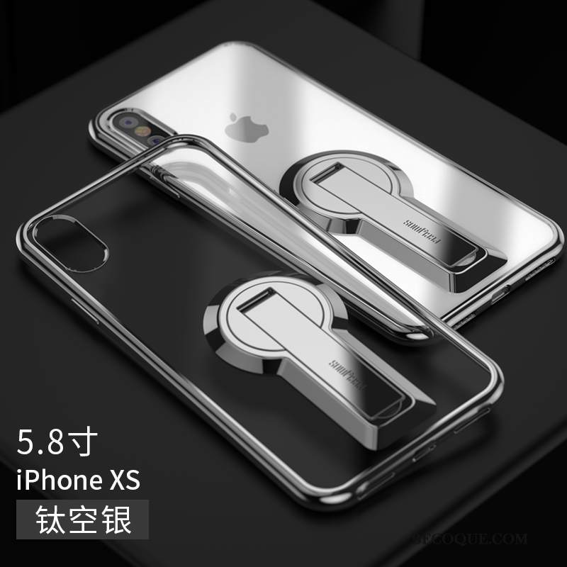 Kuori iPhone Xs Tuki Tide-brändi Ripustettavat Koristeet, Kotelo iPhone Xs Silikoni Persoonallisuus Murtumaton