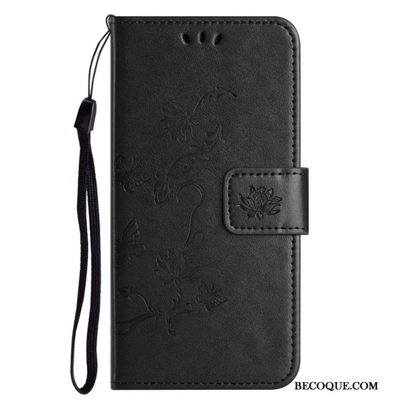 Lederhüllen Xiaomi Redmi Note 14 Pro 5g Handyhülle Blumenmuster