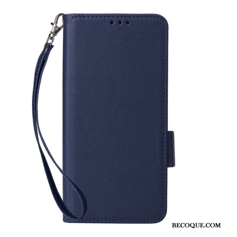 Lederhüllen Xiaomi Redmi Note 14 Pro 5g Strukturierte Riemenoberfläche