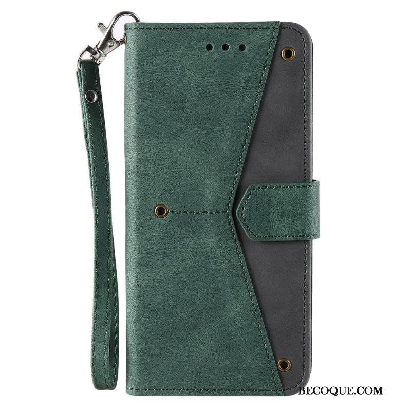 Lederhüllen Xiaomi Redmi Note 14 Pro 5g Vintage Zweifarbig