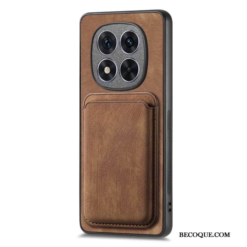 Nahkaefektiirrotettava Korttikotelo