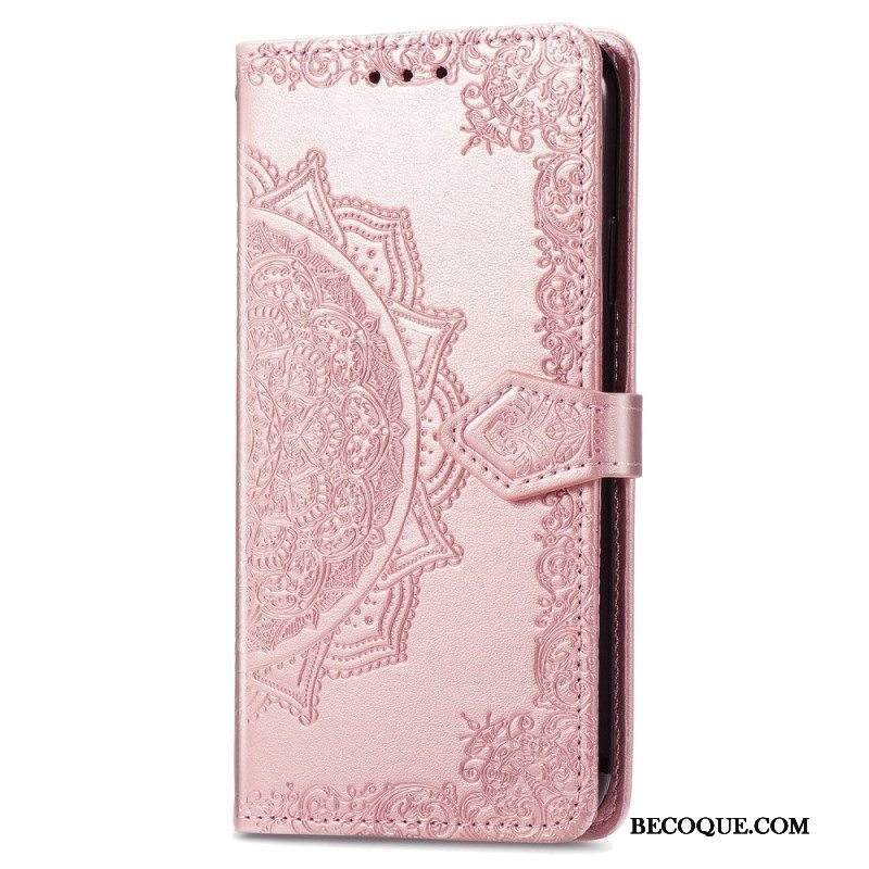 Nahkakotelo Moto G73 5G Mandala