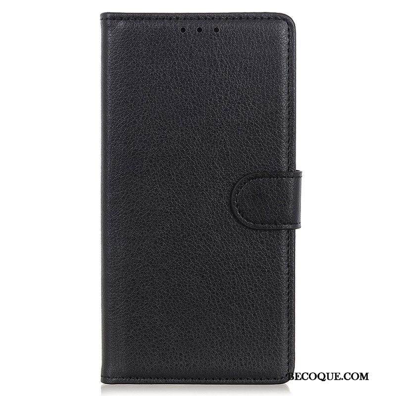 Nahkakotelo Moto G73 5G Perinteinen Keinonahka