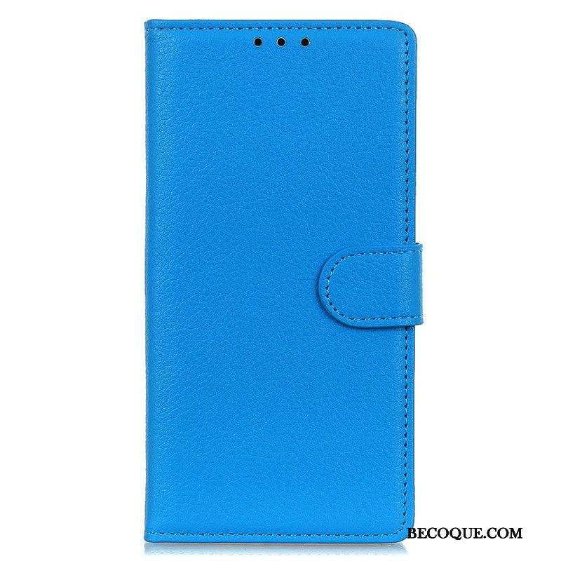 Nahkakotelo Moto G73 5G Perinteinen Keinonahka