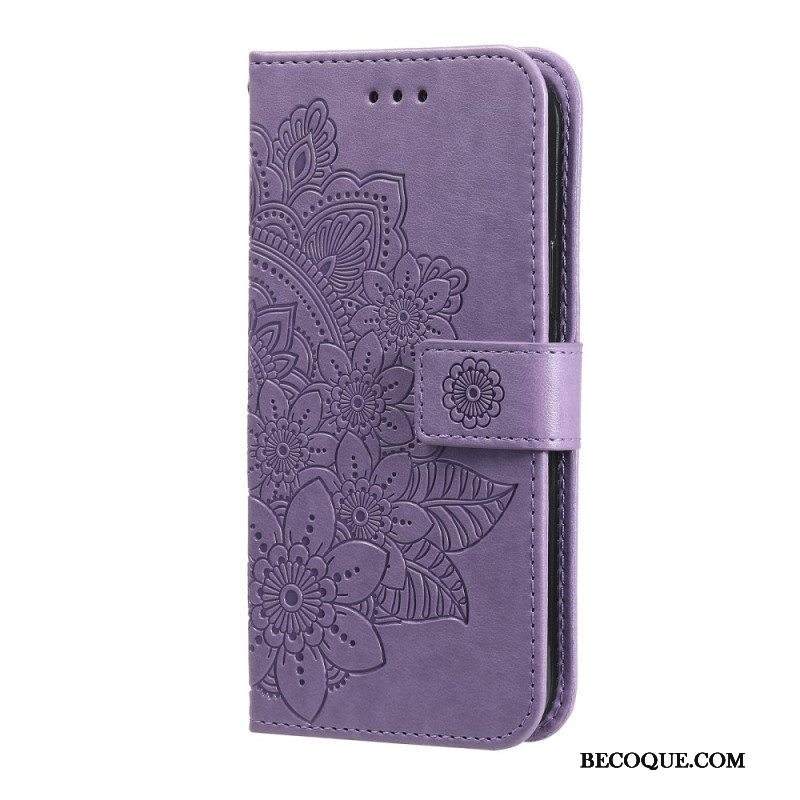 Nahkakotelo Motorola Edge 20 Pro Mandala