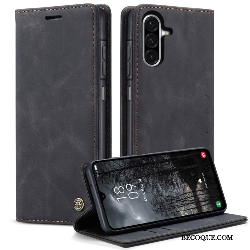 Nahkakotelo Samsung Galaxy A17 4g / 5g Mokkanahkakuvio Caseme Suojakuori