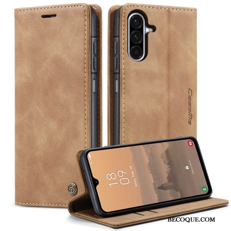 Nahkakotelo Samsung Galaxy A17 4g / 5g Mokkanahkakuvio Caseme Suojakuori