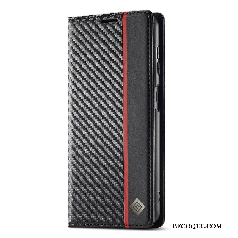 Nahkakotelo Samsung Galaxy A17 4g / 5g Puhelinkuoret Lc.imeeke Hiilikuitu