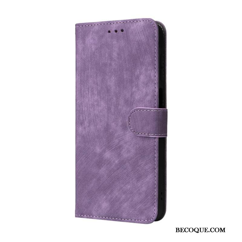 Nahkakotelo Samsung Galaxy A17 4g / 5g Rfid-suojattu Mokkanahkakuvio