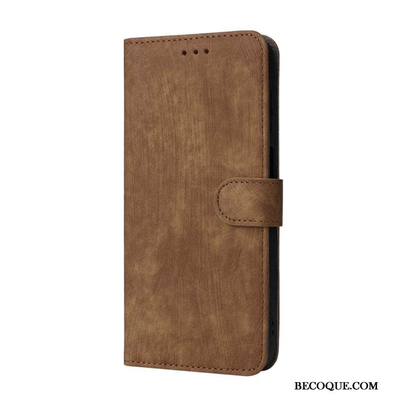 Nahkakotelo Samsung Galaxy A17 4g / 5g Rfid-suojattu Mokkanahkakuvio