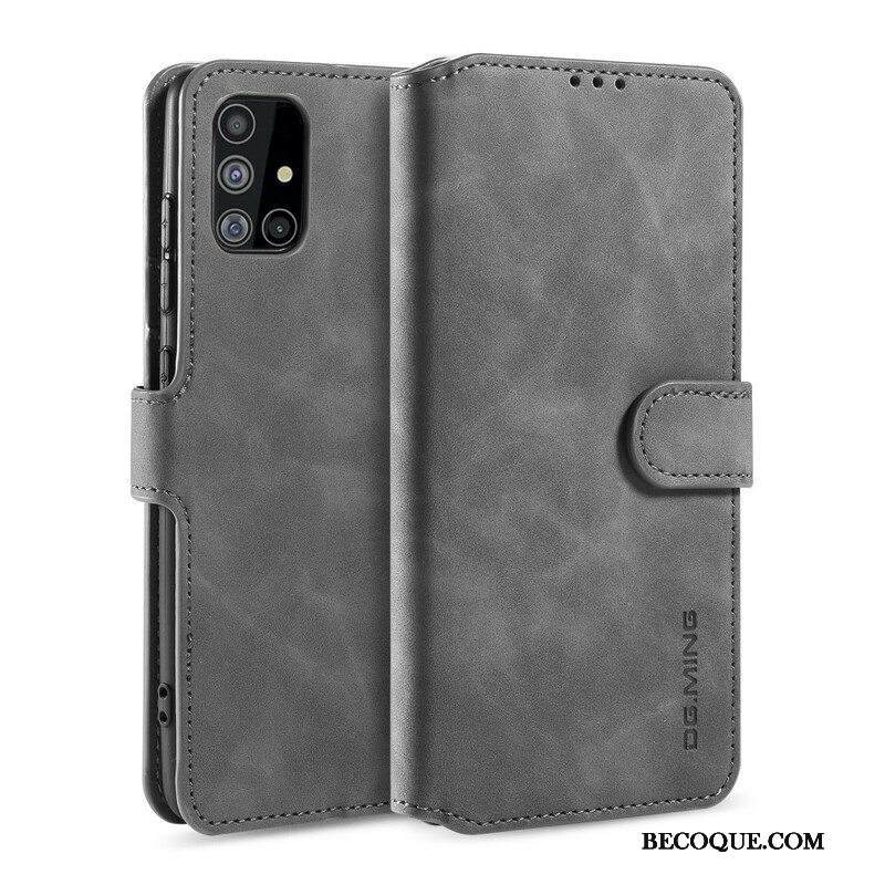 Nahkakotelo Samsung Galaxy A51 5G Dg.ming Retro