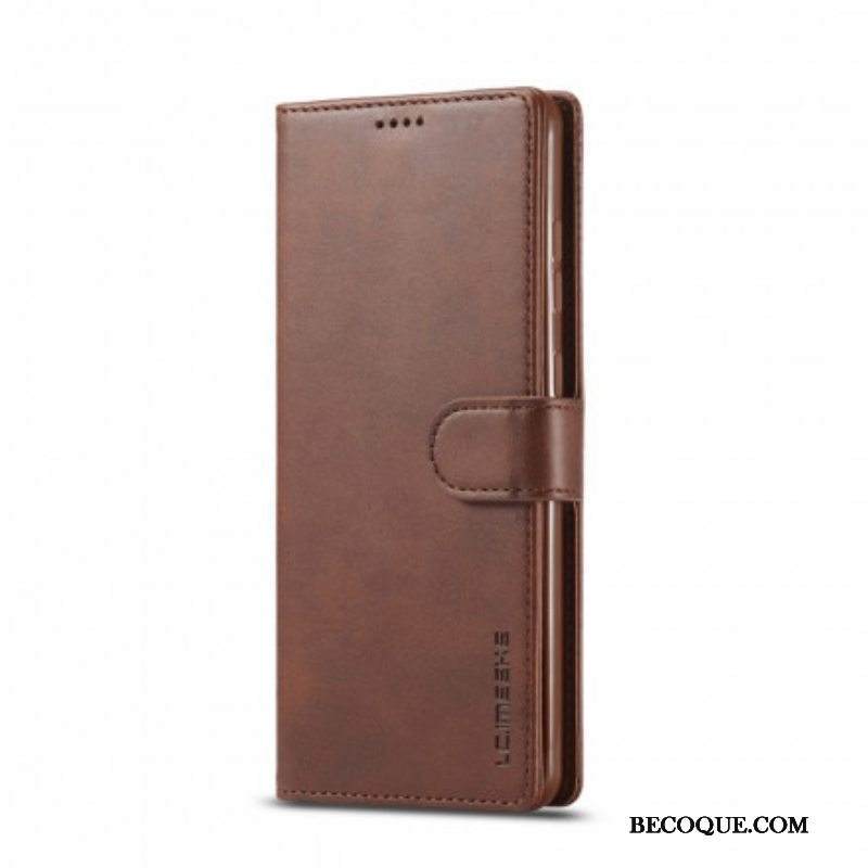 Nahkakotelo Samsung Galaxy A52 4G / A52 5G / A52s 5G Lc.imeeke Nahkaefekti