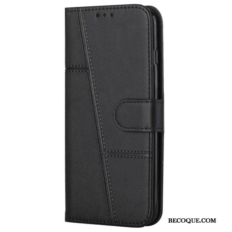 Nahkakotelo Samsung Galaxy A53 5G Nahkatehostekuvio