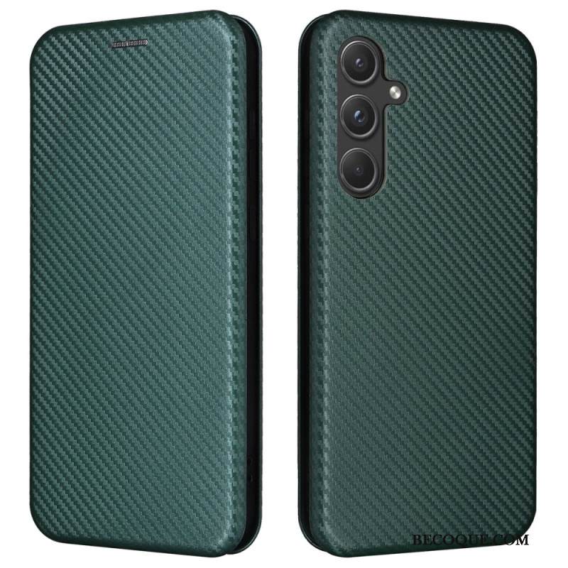 Nahkakotelo Samsung Galaxy A55 5g Hiilikuiturakenne