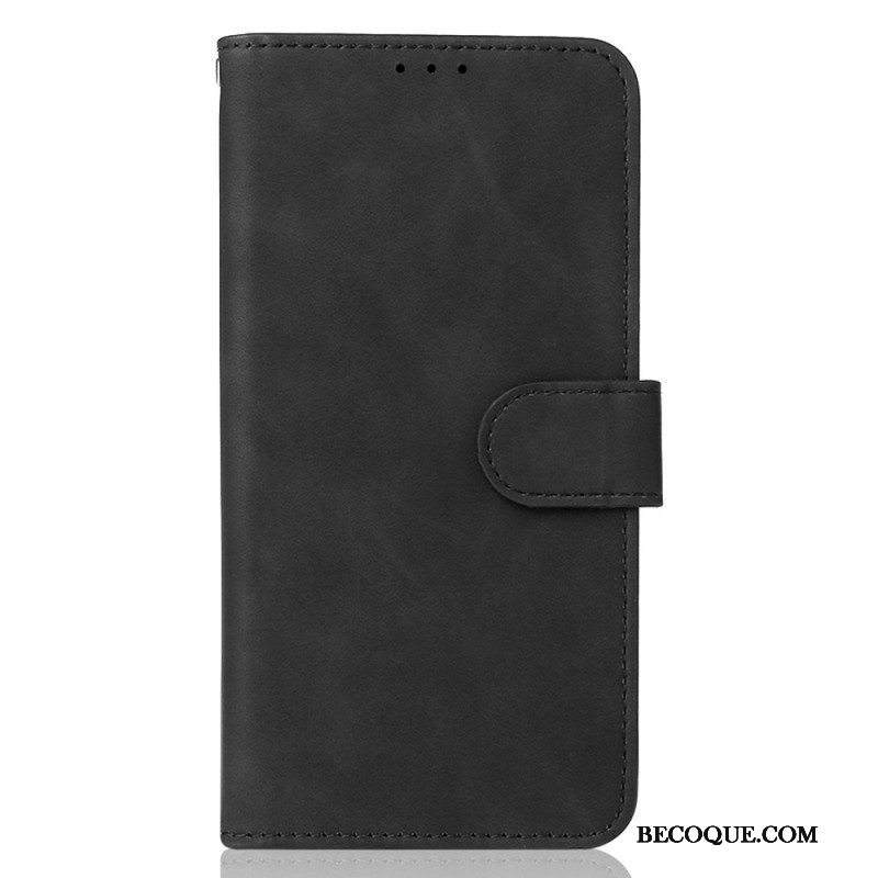 Nahkakotelo Samsung Galaxy M32 Iho-tuntuma