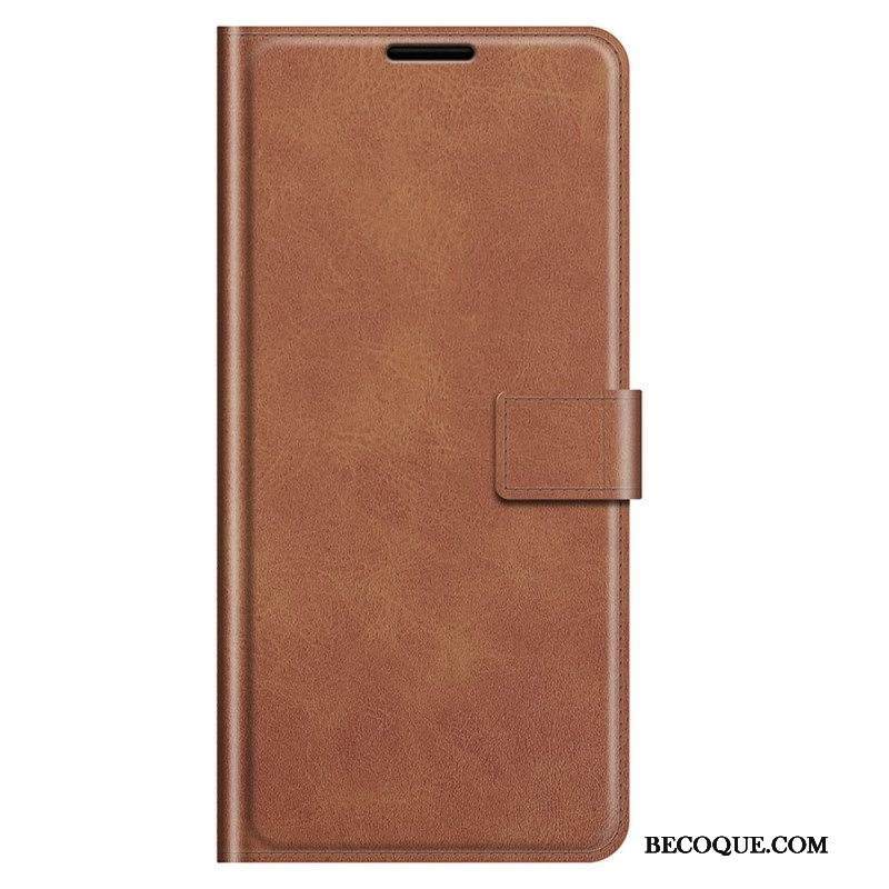 Nahkakotelo Samsung Galaxy M32 Keinonahka Ohut