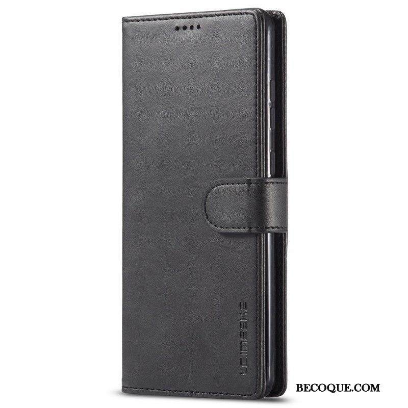 Nahkakotelo Samsung Galaxy M52 5G Lc.imeeke Nahkaefekti