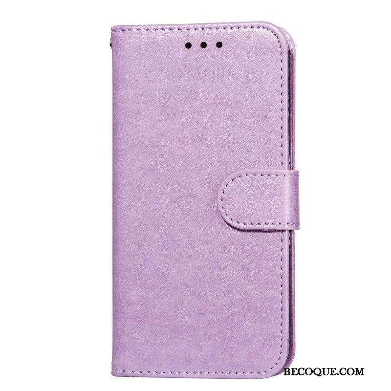 Nahkakotelo Samsung Galaxy M52 5G Paksua Nahkaa