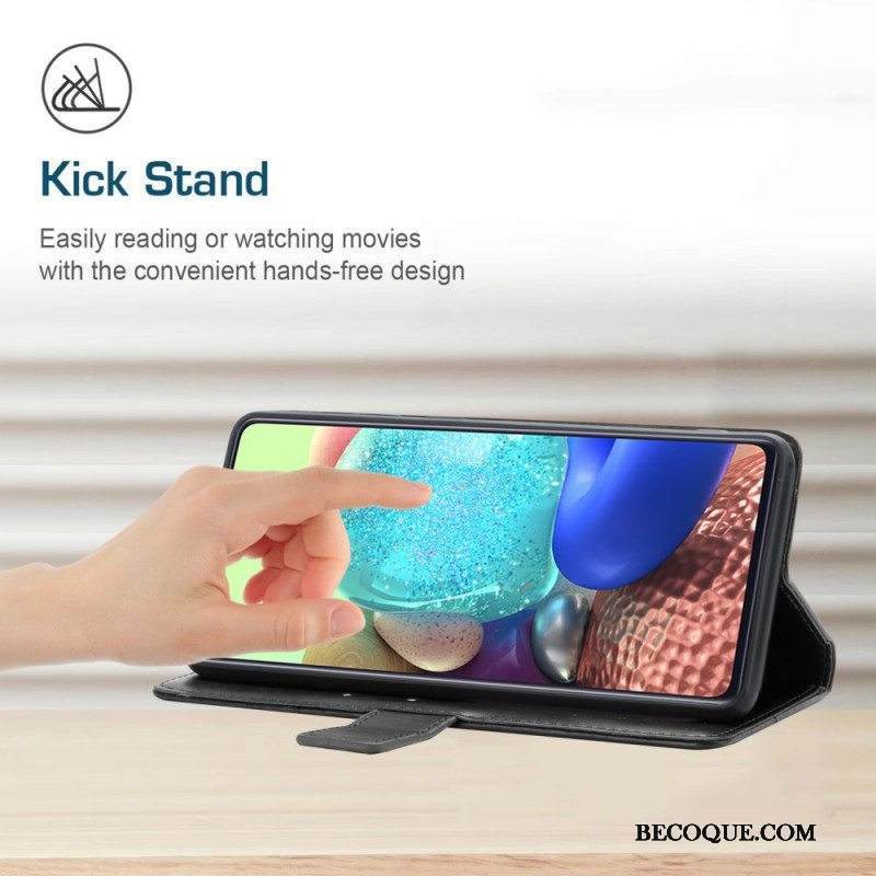 Nahkakotelo Samsung Galaxy S20 Plus / S20 Plus 5G Tyylikäs Nahkainen Geo Y -design