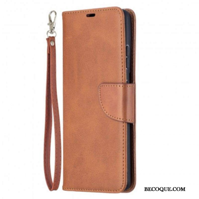 Nahkakotelo Samsung Galaxy S21 Ultra 5G Kotelot Flip Sileä Läppä Viisto