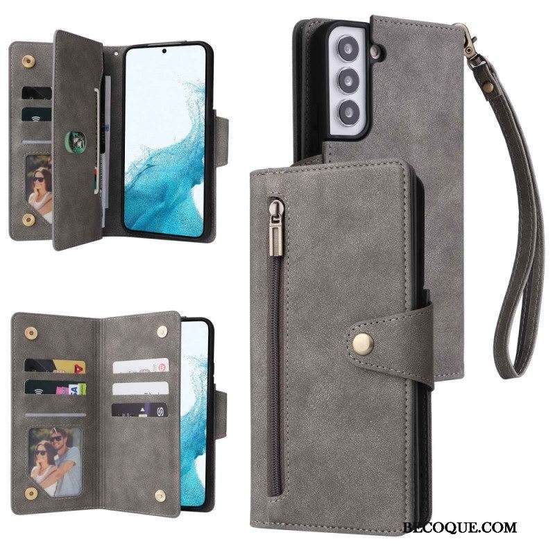 Nahkakotelo Samsung Galaxy S23 5G Monikortti Ja Lompakko