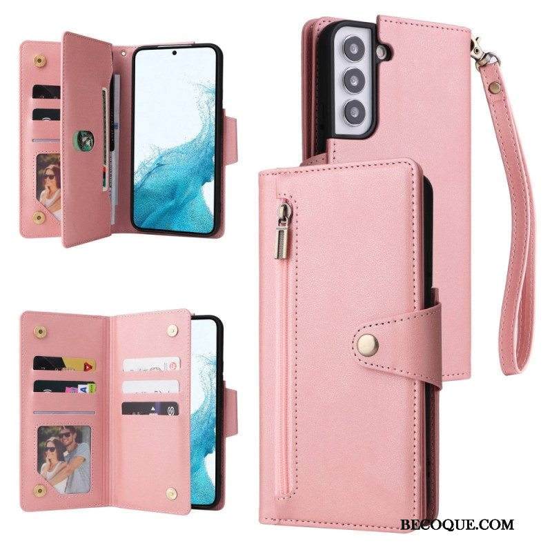 Nahkakotelo Samsung Galaxy S23 5G Monikortti Ja Lompakko