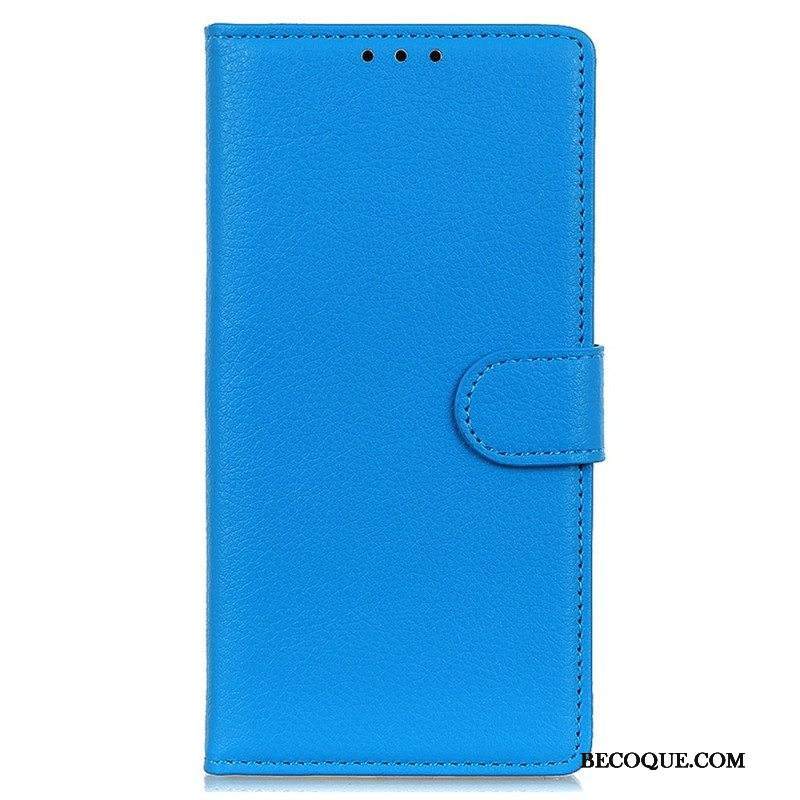 Nahkakotelo Samsung Galaxy S23 Plus 5G Perinteinen Keinonahka