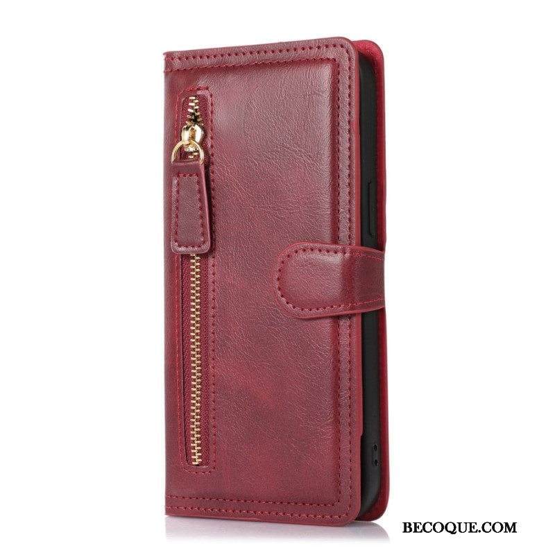 Nahkakotelo Samsung Galaxy S23 Ultra 5G Vintage Kolikkokukkaro