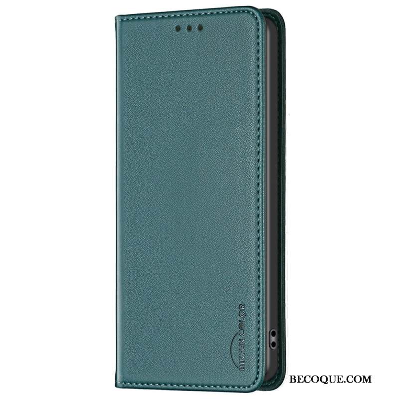 Nahkakotelo Samsung Galaxy S24 Fe Binfen Väri Suojakuori