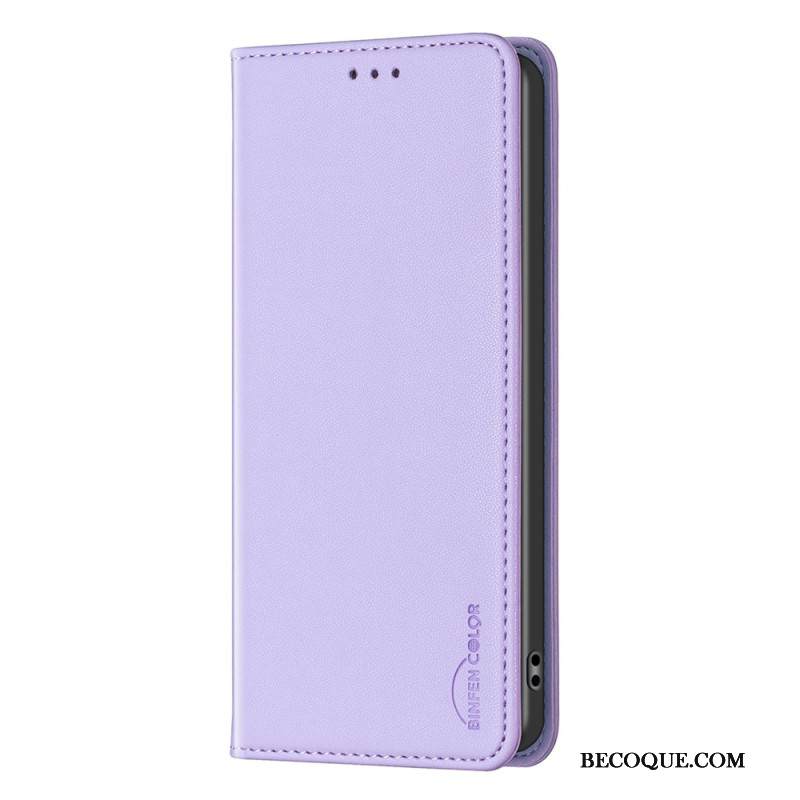 Nahkakotelo Samsung Galaxy S25 5g Edge Klassinen Binfen-väri