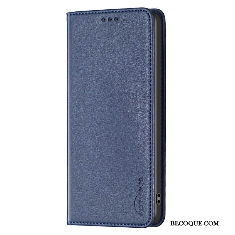 Nahkakotelo Samsung Galaxy S25 5g Edge Klassinen Binfen-väri