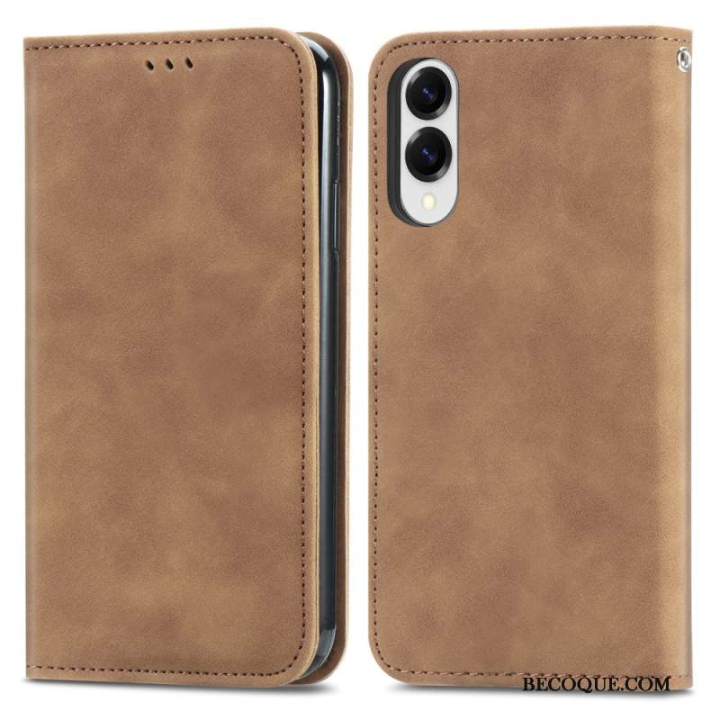 Nahkakotelo Samsung Galaxy S25 5g Edge Puhelinkuoret Korttikotelo Ja Magneettinen Suljin