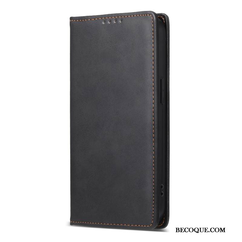 Nahkakotelo Samsung Galaxy S25 5g Edge Rfid-suojattu Tekonahka Suojakuori