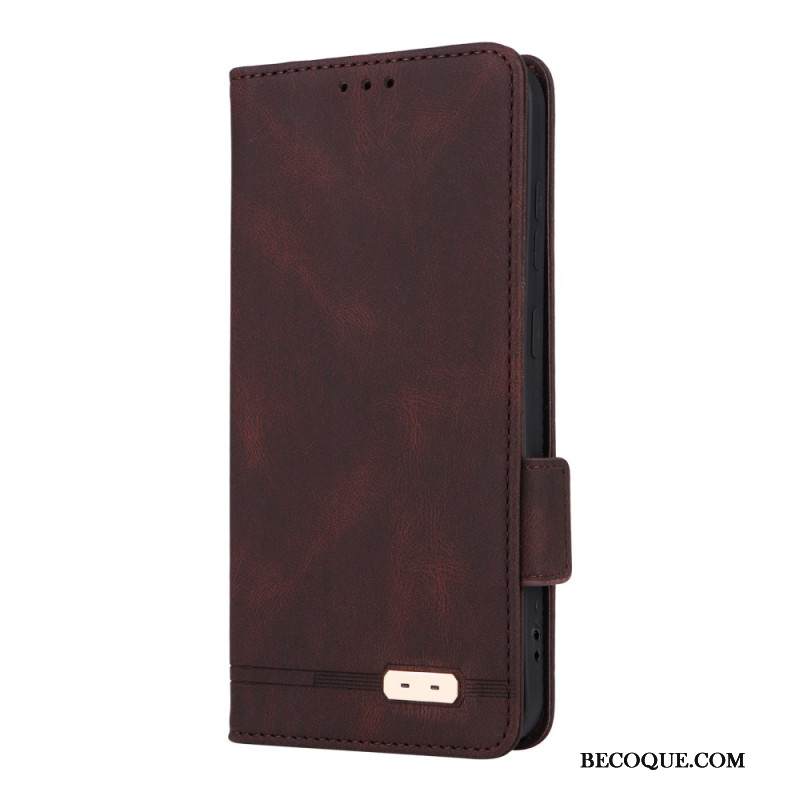 Nahkakotelo Samsung Galaxy S25 5g Retro Mokkanahkaefekti