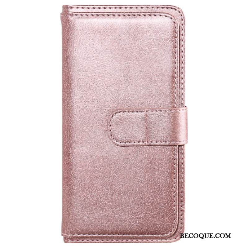 Nahkakotelo Samsung Galaxy S25 Fe 10 Korttipaikkaa