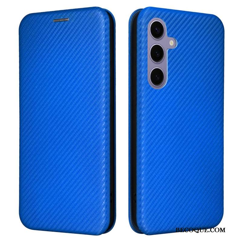 Nahkakotelo Samsung Galaxy S25 Plus 5g Hiilikuitu