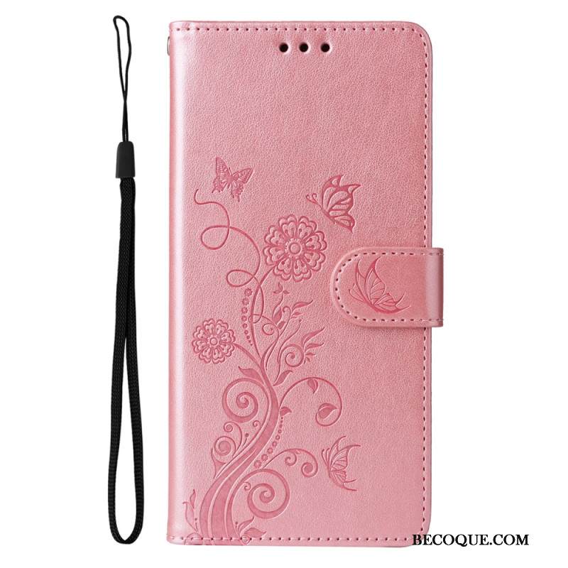 Nahkakotelo Samsung Galaxy S25 Plus 5g Pieniä Kukkia