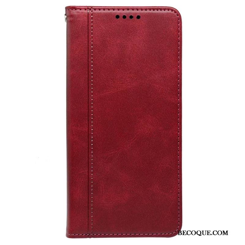 Nahkakotelo Samsung Galaxy S25 Plus 5g Vintage-tyylinen Suojakuori