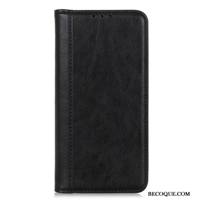 Nahkakotelo Samsung Galaxy S25 Ultra 5g Haljasnahkainen Litsi