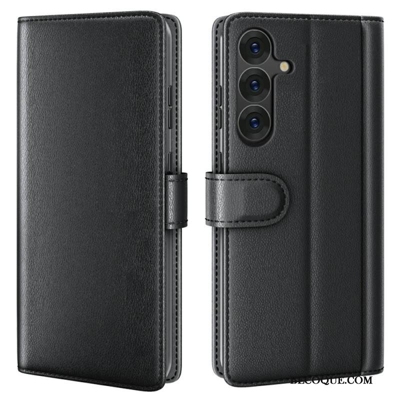 Nahkakotelo Samsung Galaxy S26 Aitoa Nahkaa